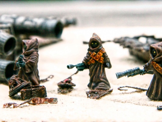Jawas Xwing Crashed